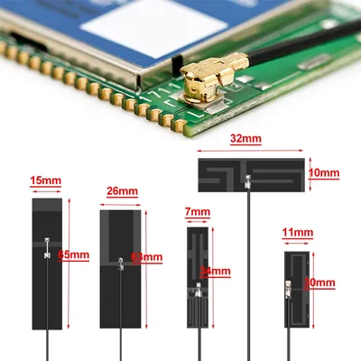 10PCS Dual Band 2.4GHz FPC Antenna 2.4G 5.8G Internal High Gain 7~8dbi WiFi Omni Soft Flexible Built-in U.fl WiFi Antenna