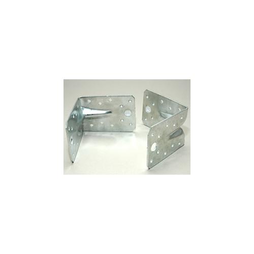 Winkel aus Metall, 90 x 90 x 65mm mit Sicke, ca. 2,5 mm dick