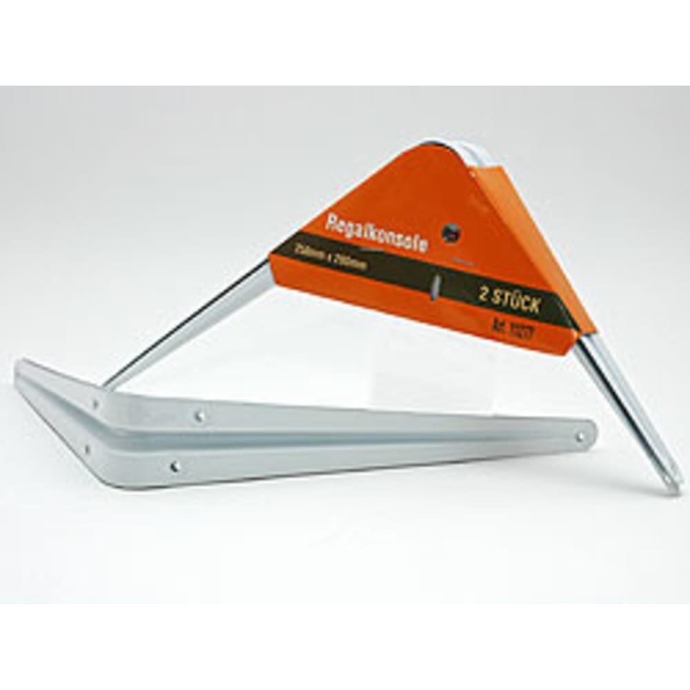 Regalwinkel 2 Stk., 25x20cm, weiß Image