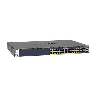 Netgear M4300-28G-PoE+ 26-Port 1G/10G PoE+ Compliant Managed Network Switch with SF GSM4328PB-100NES
