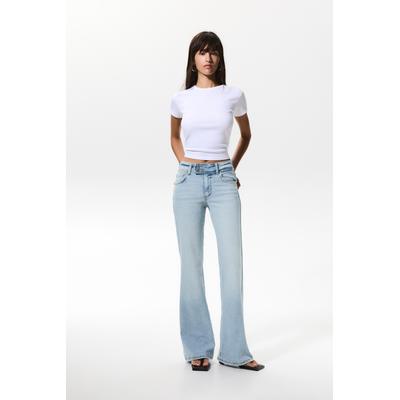 Low-Waist Bootcut Jeans