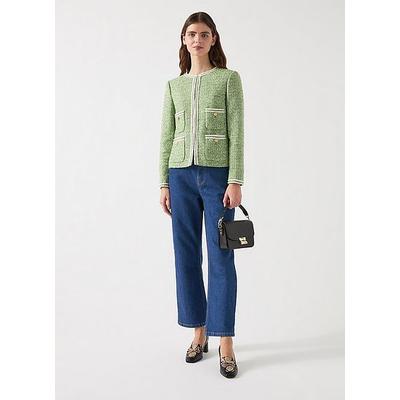 Charlie Treetop Green & Birch Tweed And Trim Jacket, Green