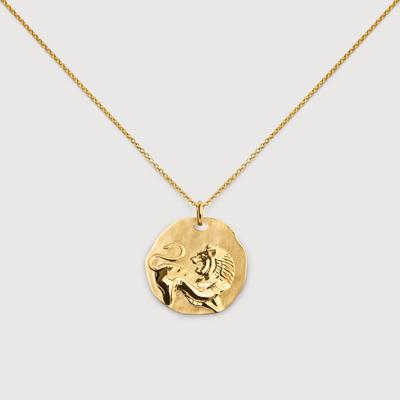 Gold Leo Zodiac Chain Necklace