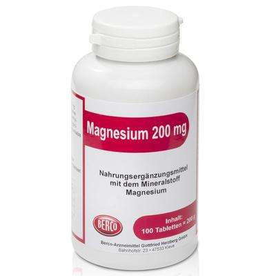 Magnesium 200 mg Berco Tabletten 100 St Image