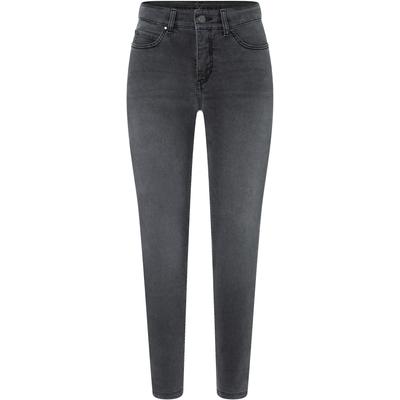 Skinny-fit-Jeans MAC "Dream Skinny", Damen, Gr. 44, Länge 30, schwarz (anthracit fancy wash), Jeans, Obermaterial: 88% Baumwolle, 9% Polyester, 3% Elasthan, casual, sehr figurbetont lang, Jeans, in hochelastische Qualität für den perfekten Sitz Image