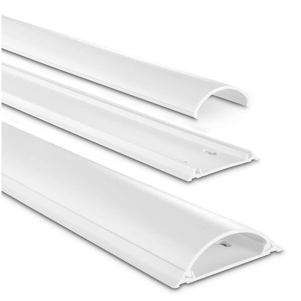 Hama Kabelkanal halbrund PVC 1 m weiß weiß Image