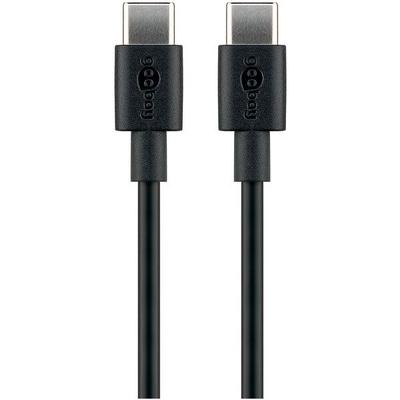 goobay USB-Kabel Anschlusskabel USB C 2.0 schwarz 2.0 m Image
