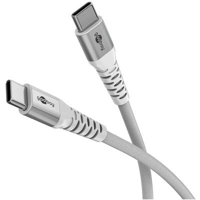 goobay USB-Textilkabel USB 2.0 C-Stecker 3.0 m Image
