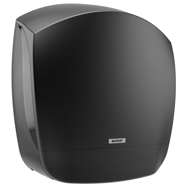 Katrin Toilettenpapierspender L schwarz, 34.2x35.6x14.9 cm