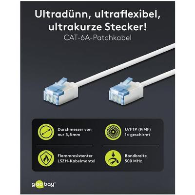 goobay Netzwerkkabel RJ-45 Cat.6a 2.0 m weiß Image