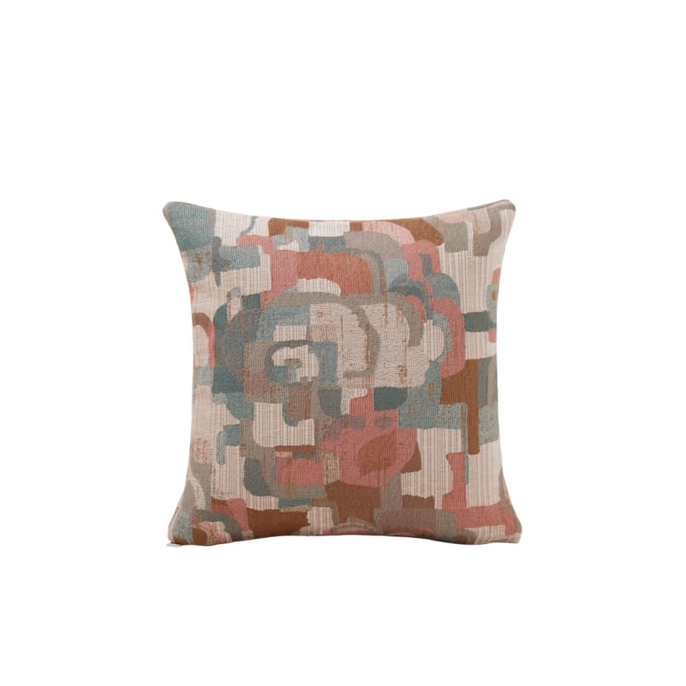 Housse de coussin en viscose multicolore 40x40 cm