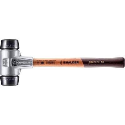 SIMPLEX-Schonhammer, Gummikomposition mit Aluminiumgehäuse und hochwertigem Holzstiel D=50 mm Image