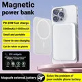 Power Bank a ricarica rapida wireless magnetica portatile da 50000 mAh Power Bank per telefono cellulare con display digitale a ricarica super veloce da 22,5 W