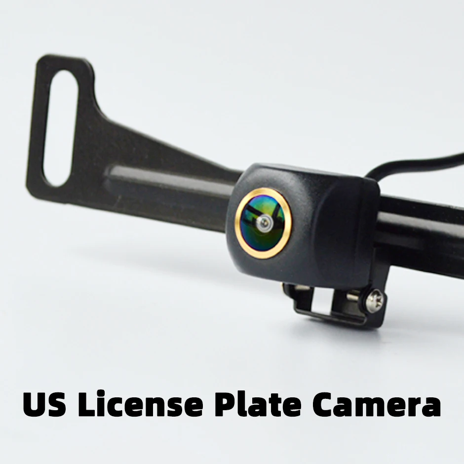 US-Nummernschild-Rückfahrkamera, Rückansichtkamera, montiert, 170 Grad AHD 720 P oder 1080 P, Rückfahrkamera für Auto und Fahrzeug Image