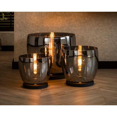 designline »UP« Stehlampe Chrom Stehlampe L / mit Beleuchtung rauchgrau Image