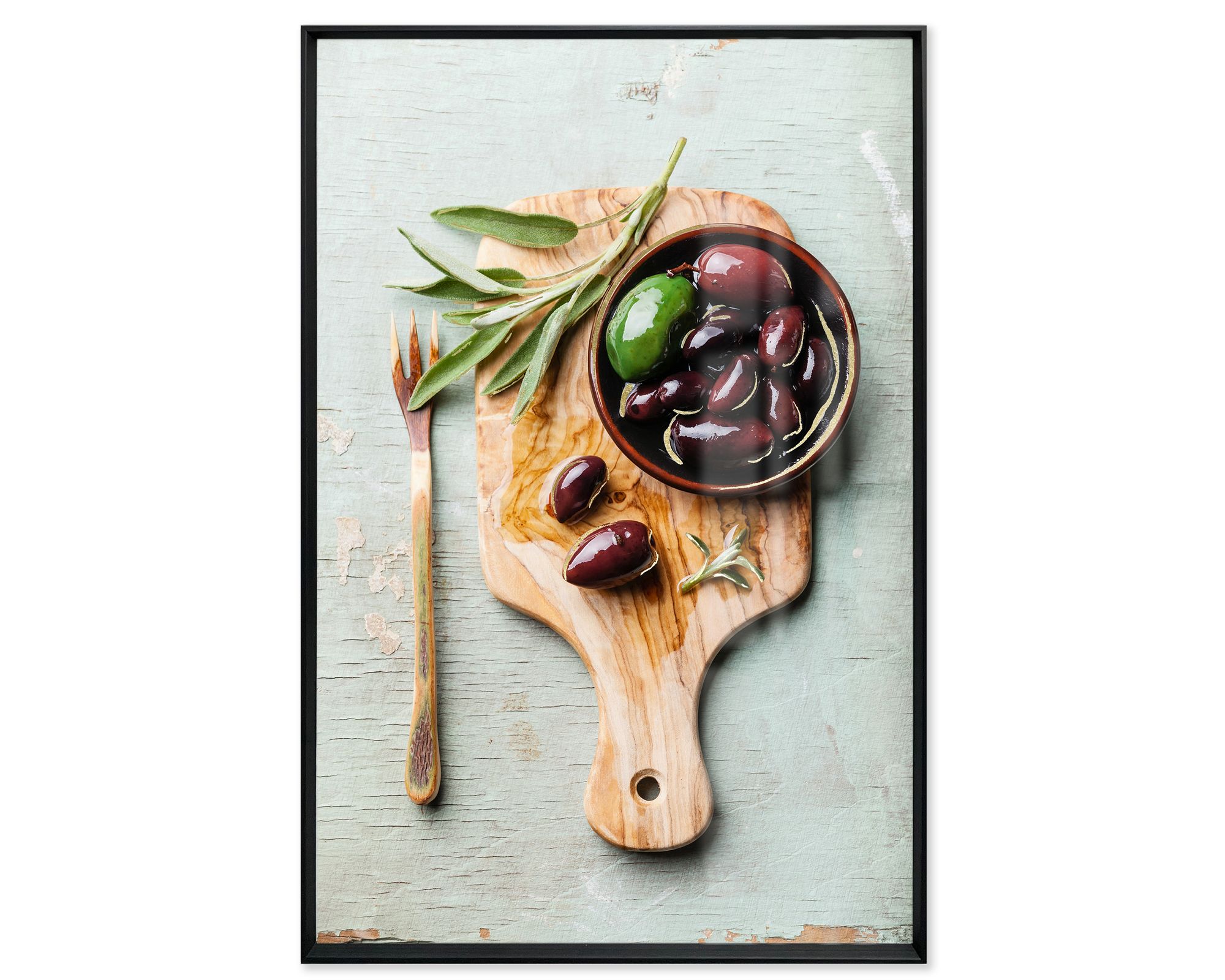 La Casa »Oliven« Glasbild 60x90 cm Image