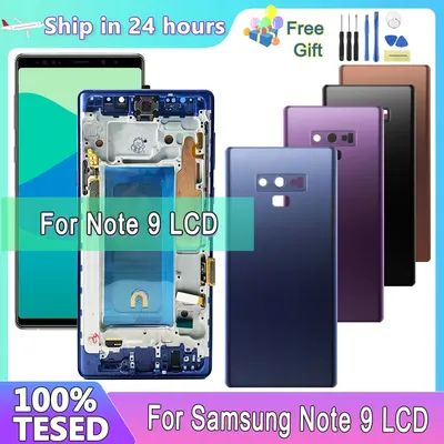 TFT Für Samsung Galaxy Note 9 N960F N960F/DS N960U LCD Display Digital Touch Screen Mit Rahmen Für Samsung Note 9 LCD Montage