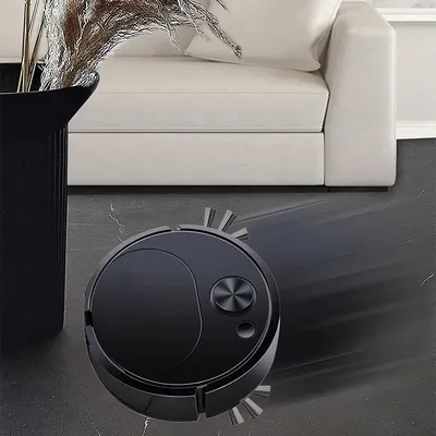 Haushaltsroboter-Staubsauger, Laufzeit, Raumreinigung, Roboter-Staubsauger für Boden, Schlafzimmer, Marmor, Tierhaare, Trockenwischen, Kehrmaschine Image