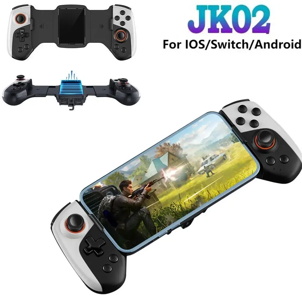 JK02 Teleskop Gamepad Controller Semiconductor Kühler Spiel Kühler Griff Für IOS/Schalter/Android Handy Gaming Joystick Image