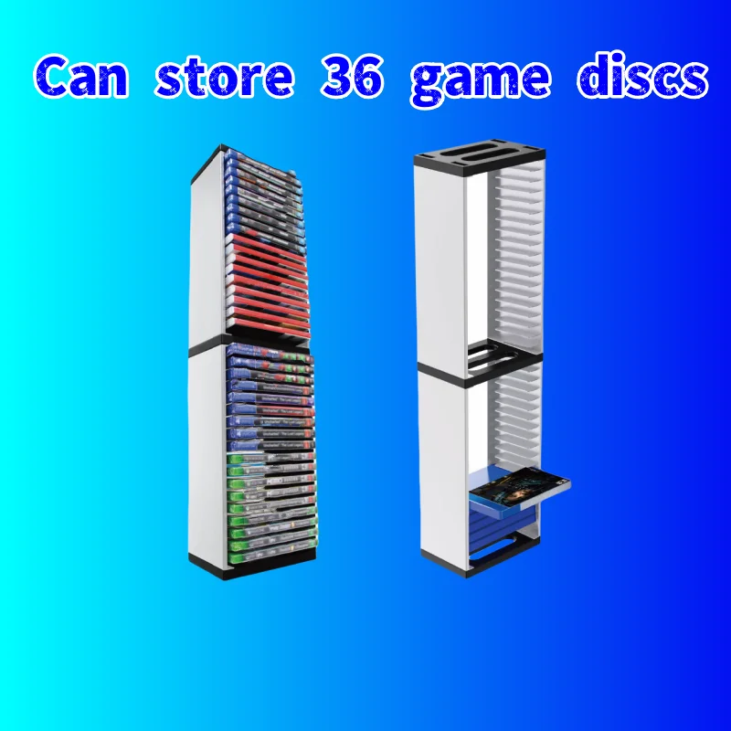 PS5 Game Disc Storage Rack Game Disc Double Layer Storage Box Stand Image