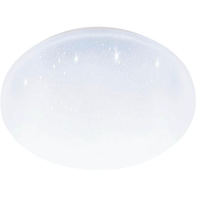 EGLO LED Deckenleuchte "POGLIOLA-S Ø 31 cm, Deckenlampe, Flurlampe, Küchenlampe", weiß, 1 flammig, Ø 31,00cm H: 5,50cm,, Lampen, Ø31cm, Kristalleffekt Deckenleuchte, Lampe weiß, Kinderzimmerlampe Image