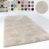 Hochflor-Teppich ESPRIT "Relaxx ESP-4150", beige (creme, beige), B:40cm H:25mm L:60cm, Kunstfaser, Teppiche, Wohnzimmer, sehr große Farbauswahl, weicher dichter Hochflor