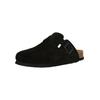 Slipper CRUZ "Corwin", Herren, Gr. 44, schwarz, Rindsleder, casual, Schuhe, aus atmungsaktivem Material