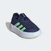 Slip-On Sneaker ADIDAS SPORTSWEAR, Gr. 27, dunkelblau, lime burst, cloud weiß, Textil, sportlich, Schuhe, für Kinder