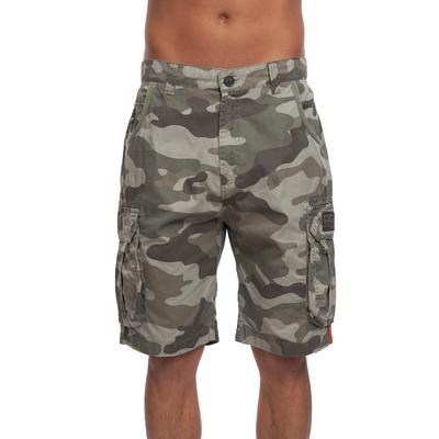 Crosshatch - "Watchford" Cargo-Shorts für Herren (Oliv) Image