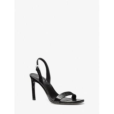 Kasia Crackled Leather Sandal
