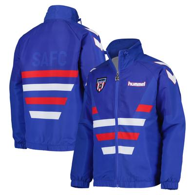 Sunderland Hummel Auswärts-Pre-Match-Jacke – Blau – Kinder Image