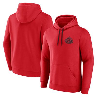 Sunderland Essentials Kapuzenpullover mit kleinem Wappen und durchgehendem Reißverschluss – Athletic Red – Herren Image
