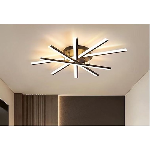 LED-Unterputzleuchte minimalistische Acryl-Deckenleuchte mit 3/5 Lichtern für das Wohnzimmer Image