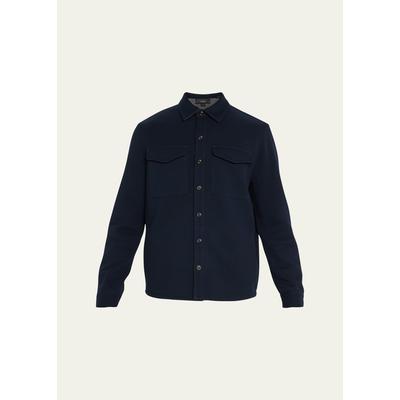 Vince Men's Solid 4-Pocket Shirt Jacket