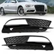 8T0807681H 8T0807682H 2 pezzi Copertura fendinebbia Griglia anteriore da corsa per Audi A5 2012 2013 2014 2015 2016 Copertura griglia Telaio nero