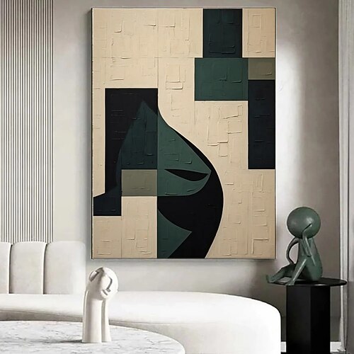 handgefertigte Ölgemälde Leinwand Wandkunst Dekoration moderne einfache abstrakte für Wohnkultur gerollt rahmenlose ungedehnte Malerei Image