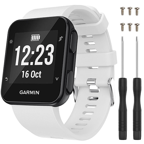 Uhrenarmband für Garmin Forerunner 35, Approach S10, Silikon-Ersatzarmband, atmungsaktives Sportarmband Image