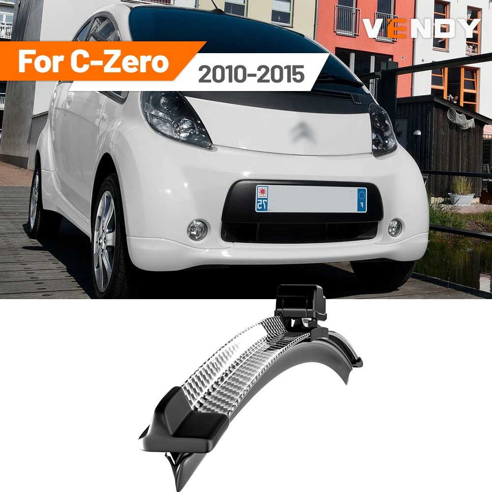 Für Citroen C-Zero 2010-2015 2011 2012 2013 2014 1 Stück Frontscheibenwischerblätter Scheibenwischer aus Kohlefaser und Schwarz Image