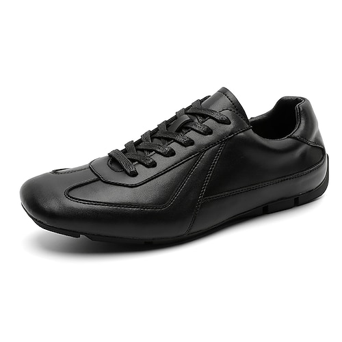 dunkelbraune Wildleder-Sneaker für Herren mit weißer Gummisohle, stilvolles und strapazierfähiges Rindsleder, perfekt für Freizeitausflüge, Reisen und entspannte Veranstaltungen Image