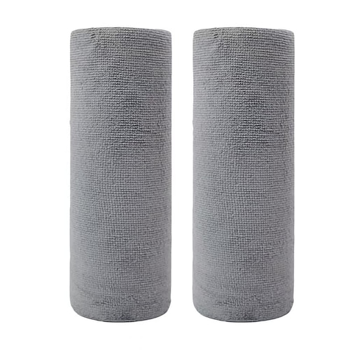 2 Rollen / 40 Stück wiederverwendbare Mikrofaser-Reinigungstücher, Mehrzweck-Küchentücher, gewebte Geschirrtücher, umweltfreundliche Haushaltsreinigungstücher für Wohnzimmer, Schlafzimmer und Küche Image