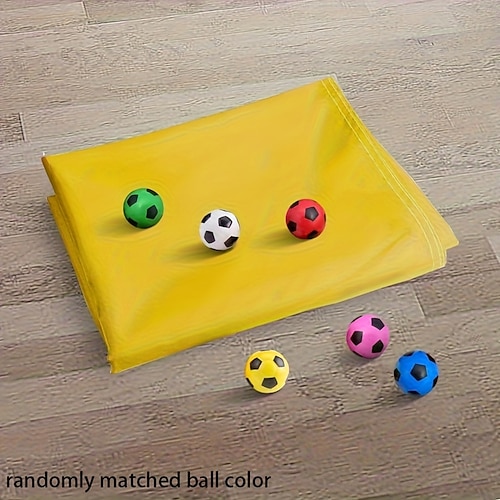 Teambuilding-Spielset – Ball auf Höhlenmatte werfen 78x57 Zoll – enthält 6 zufällig gefärbte Bälle in 3 Farben Perfekt für die Arbeit oder zwanglose Zusammenkünfte Ideales Ostergeschenk für Sie/Ihn Image