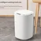 2025 new smart induction trash can for household sealing 12L cracked and cover smart trash can for living room bathroom kitchen