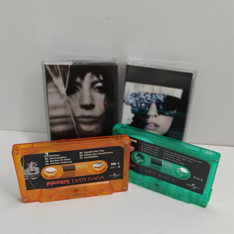 Neue Pop Lady Gaga The Fame Musik Tape Mayhem Album Krankheit Kassetten Cosplay Walkman Auto Recorder Soundtracks Box Party Musik