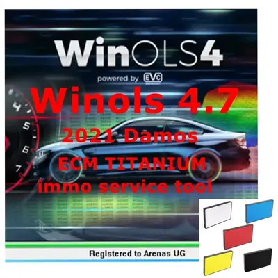Winols 4.7 Full Activated immo tool Windows 7 10 11 No Need Vmware Multi-language +2021 Damos +ECM TITANIUM+ IMMO SERVICE Tool