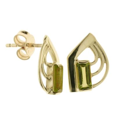 Paar Ohrstecker OSTSEE-SCHMUCK "Ostsee-Schmuck Ohrstecker Mindy Ohrstecker Mindy", gelb, Ohrringe, Damen, 14 x 10mm, Gelbgold 333 Image