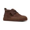 Sneaker CLARKS "Torhill Lace Hi", Herren, Gr. 43, braun (dunkelbraun), Nubukleder, casual, Schuhe, Desert Boots, Schnürboots mit Wechselfußbett