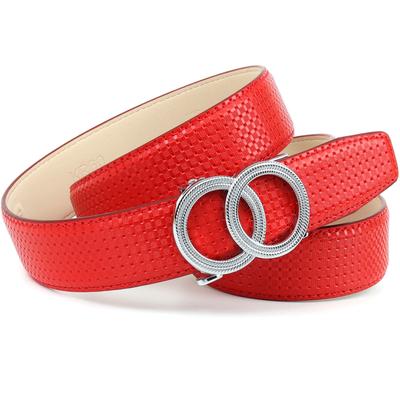 Ledergürtel ANTHONI CROWN, Damen, Gr. 95, rot, Rindsleder, casual, Gürtel Image