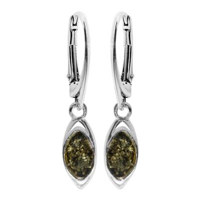 Paar Ohrhänger OSTSEE-SCHMUCK "Ostsee-Schmuck Ohrhänger Telia Ohrhänger Telia", weiß, Ohrringe, Damen, 30 x 6mm, Silber 925 (Sterlingsilber) Image