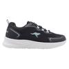 Sneaker KANGAROOS "K-NJ STEPPER OS", Gr. 42, raven, stone grün, Textil, sportlich, Schuhe