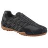 Slipper GEOX "U SNAKE ORIGINAL", Herren, Gr. 47, blau (navy), Veloursleder, Nubukleder, casual, Schuhe, Freizeitschuh, Sneaker mit Geox Spezial Membrane